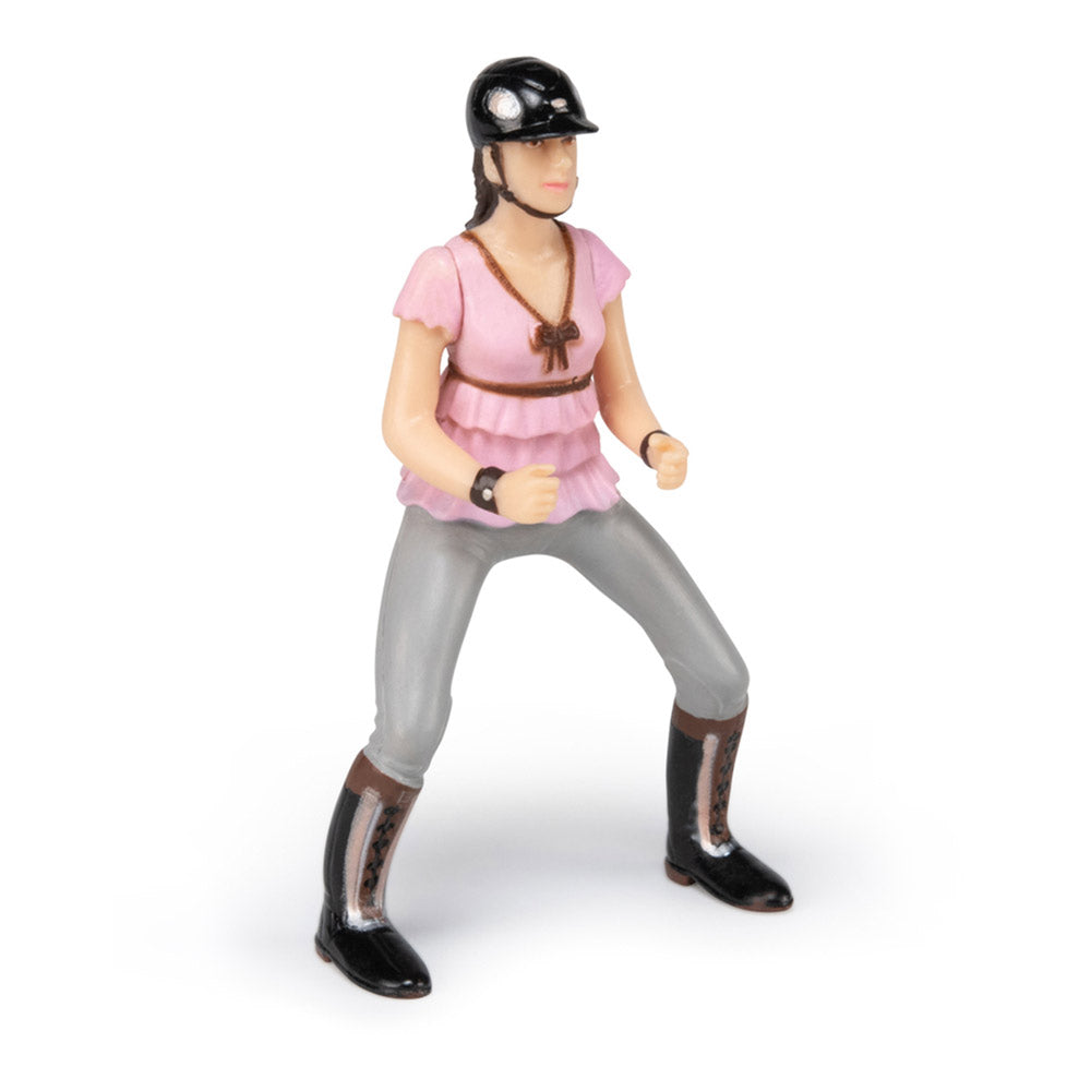 Papo Horse and Ponies Trendy Riding Girl Pink Toy Figure