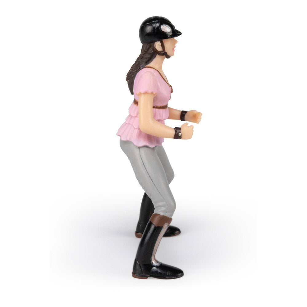 Papo Horse and Ponies Trendy Riding Girl Pink Toy Figure