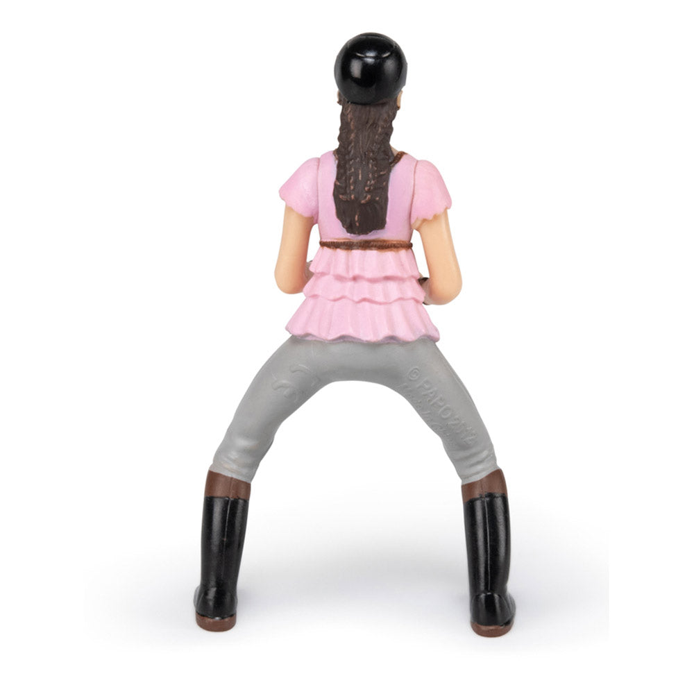 Papo Horse and Ponies Trendy Riding Girl Pink Toy Figure