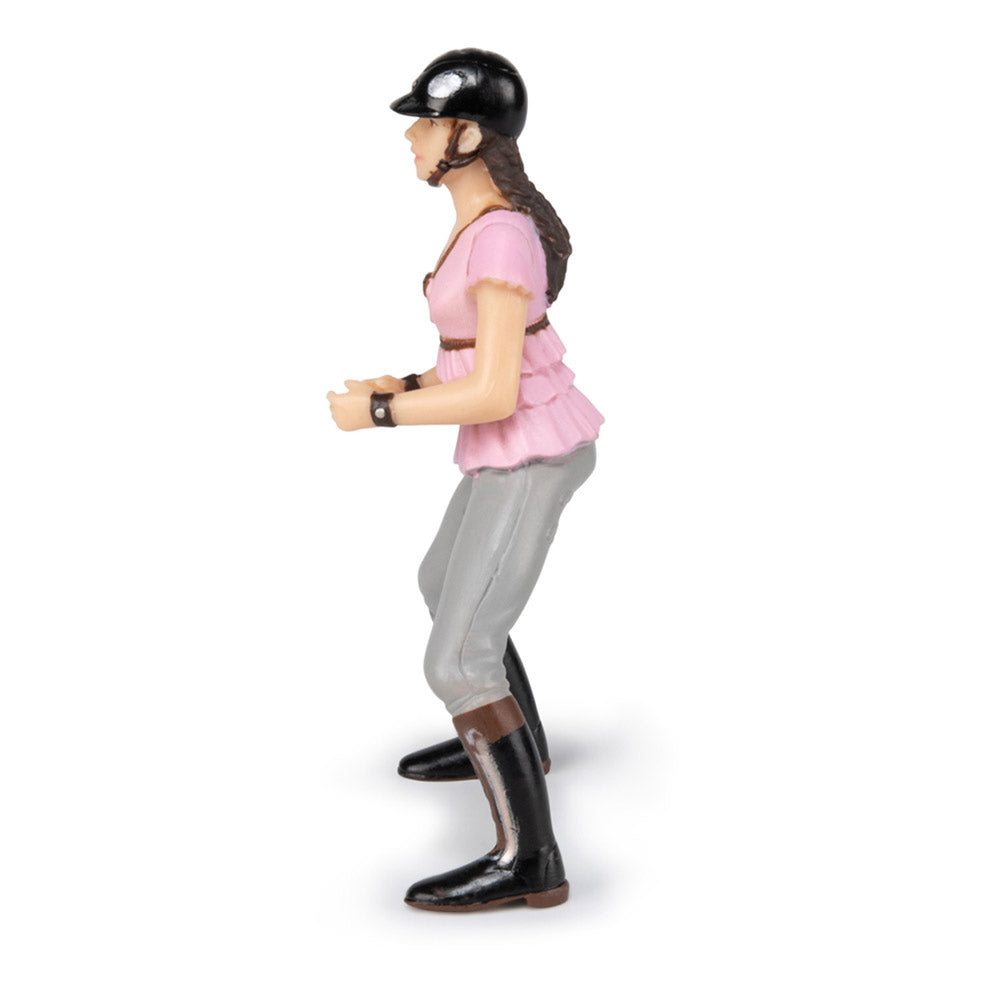 Papo Horse and Ponies Trendy Riding Girl Pink Toy Figure