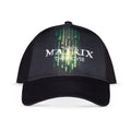 The Matrix Resurrections Green Poster Logo Adjustable Baseball Cap