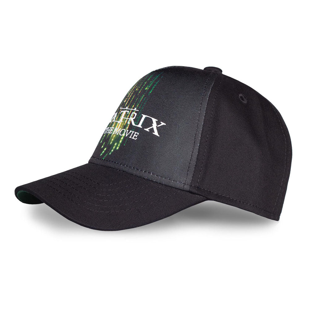 The Matrix Resurrections Green Poster Logo Adjustable Baseball Cap