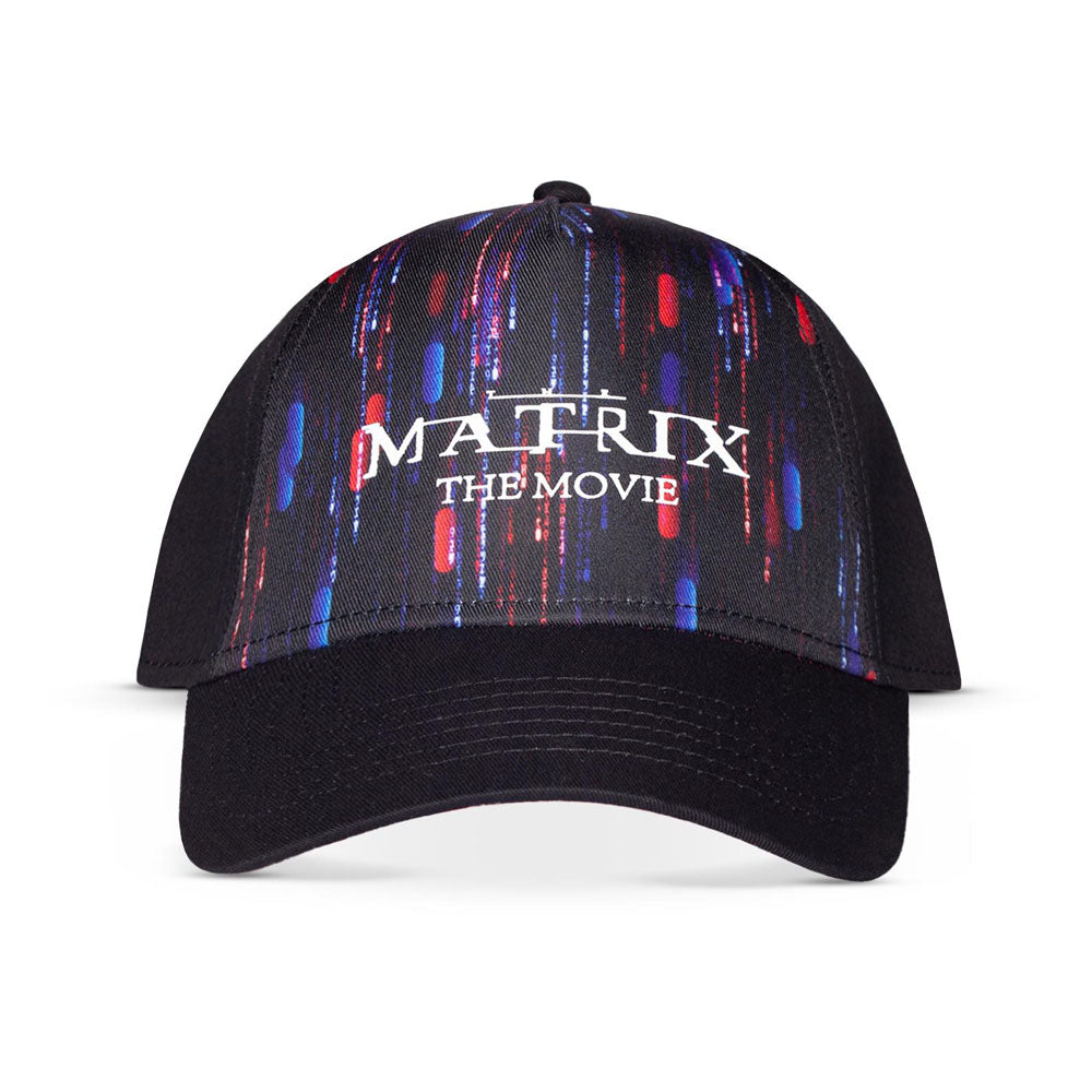 The Matrix Resurrections Red and Blue Pill Poster Logo Adjustable Baseball Cap
