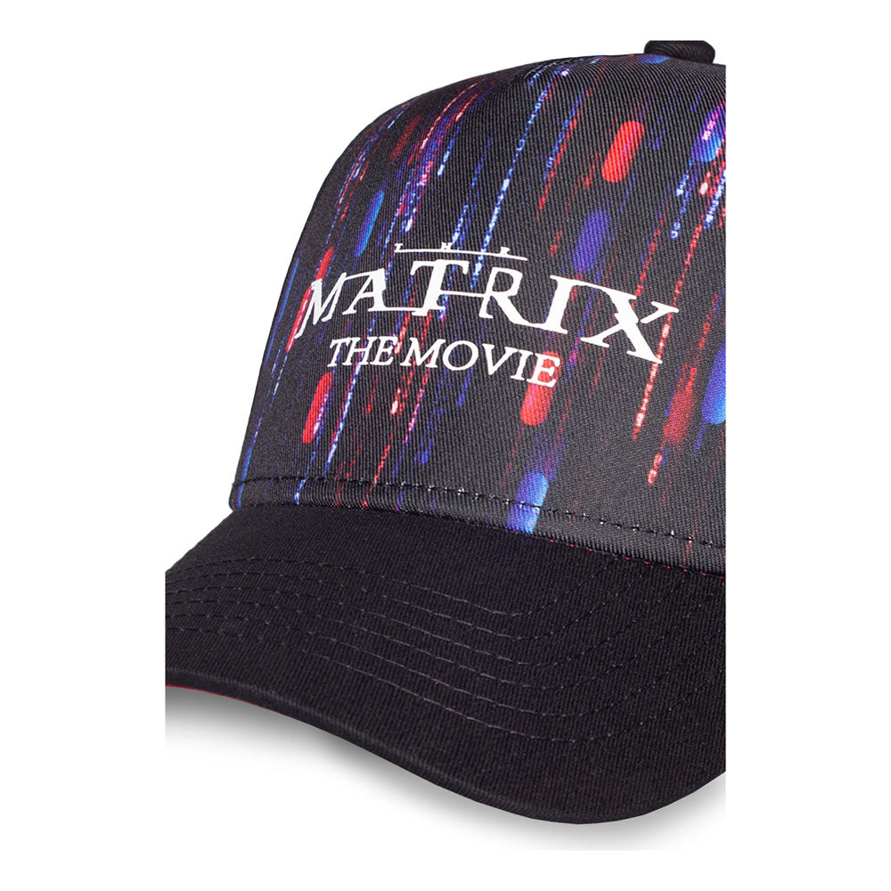 The Matrix Resurrections Red and Blue Pill Poster Logo Adjustable Baseball Cap