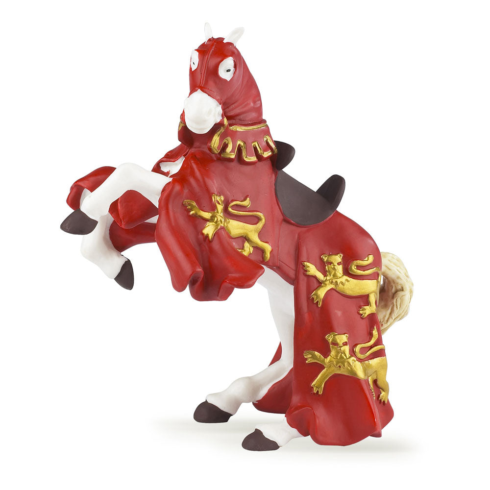 Papo Fantasy World Red King Richard's Horse Toy Figure