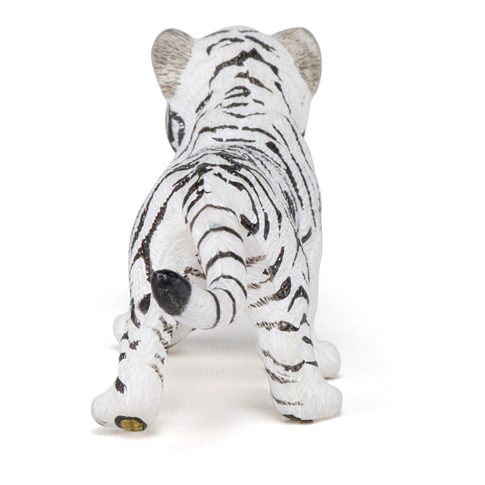 Papo Wild Animal Kingdom White Tiger Cub Toy Figure