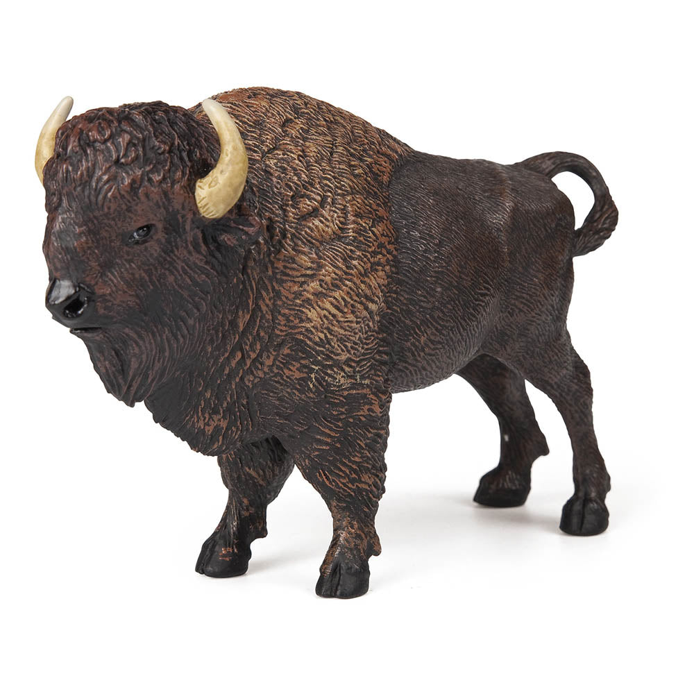 Papo Wild Animal Kingdom American Buffalo Toy Figure