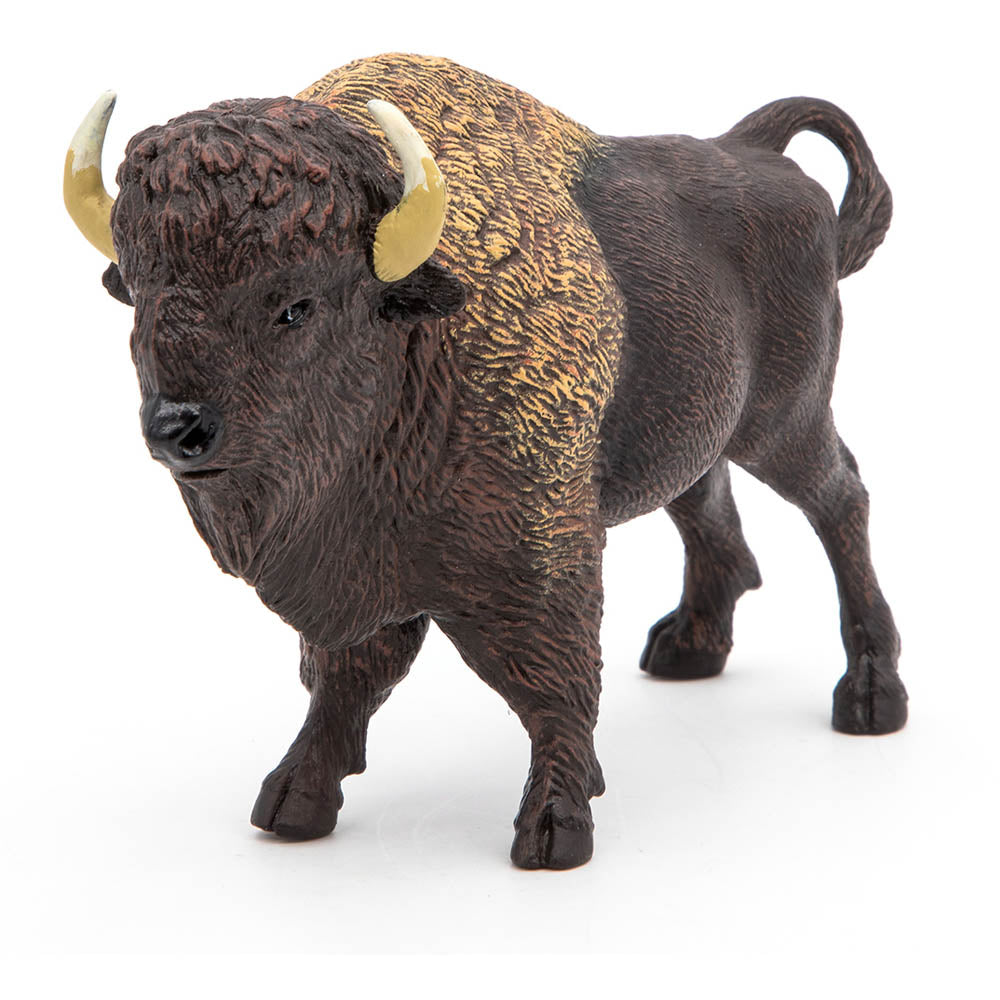 Papo Wild Animal Kingdom American Buffalo Toy Figure