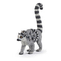 Papo Wild Animal Kingdom Lemur and Baby Toy Figure
