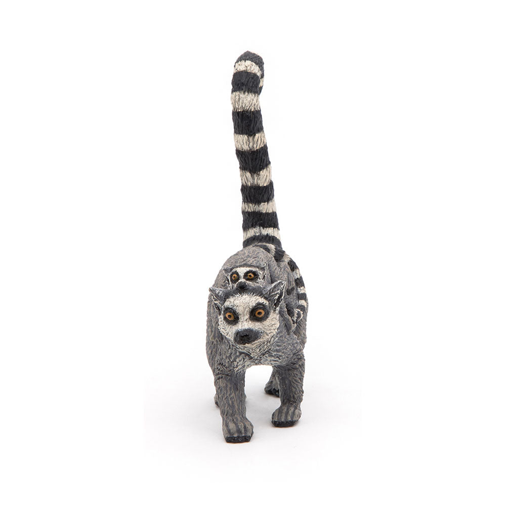Papo Wild Animal Kingdom Lemur and Baby Toy Figure