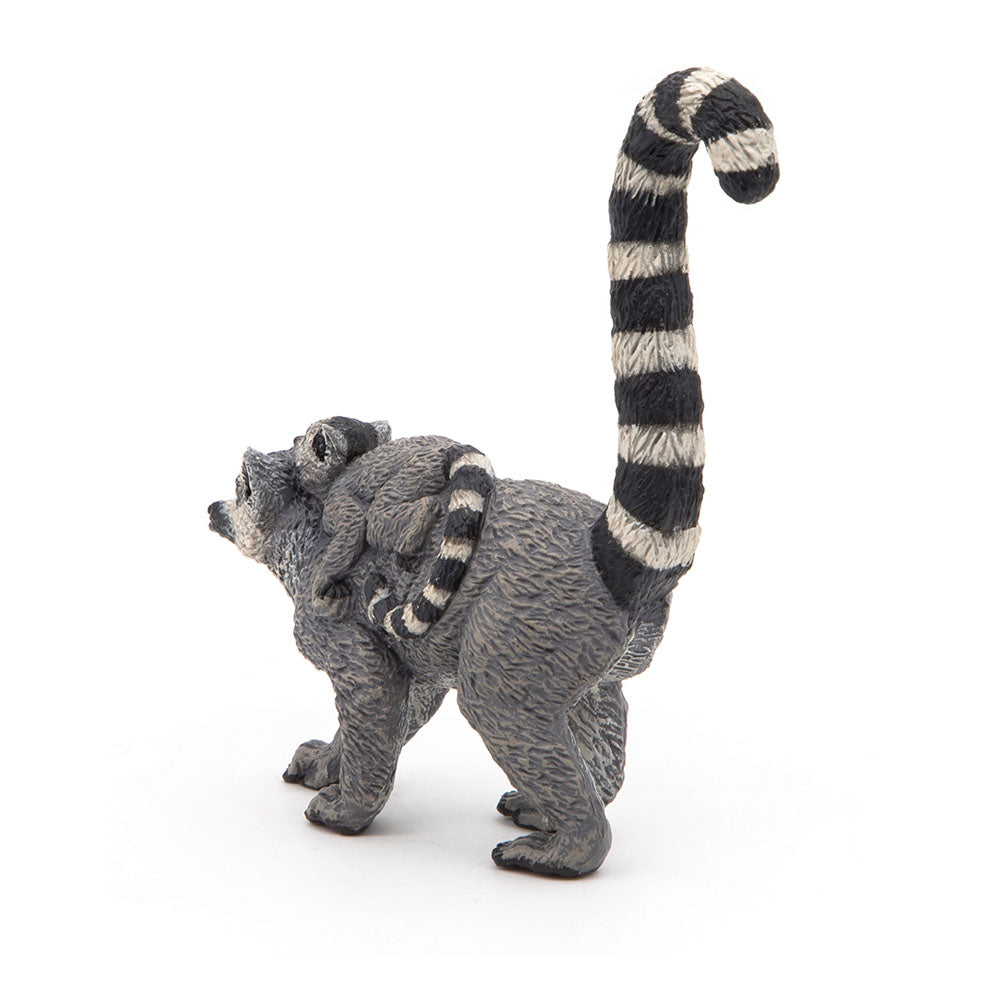 Papo Wild Animal Kingdom Lemur and Baby Toy Figure