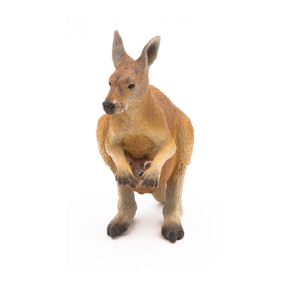 Papo Wild Animal Kingdom Kangaroo with Joey Toy Figure