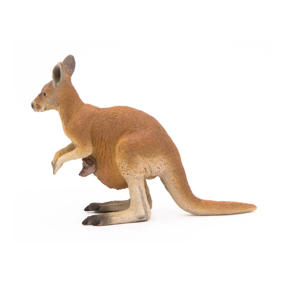 Papo Wild Animal Kingdom Kangaroo with Joey Toy Figure