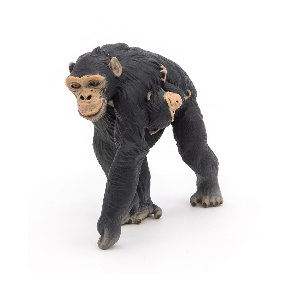 Papo Wild Animal Kingdom Chimpanzee and Baby Toy Figure