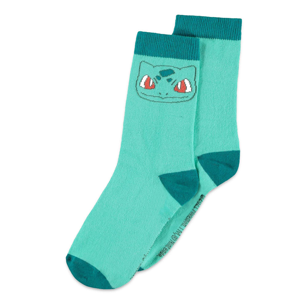 Pokemon Bulbasaur Unisex Novelty Socks - 1 Pack