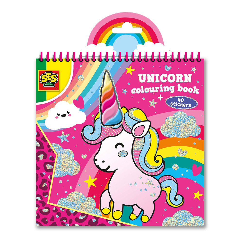 SES Creative Unicorn Colouring Book