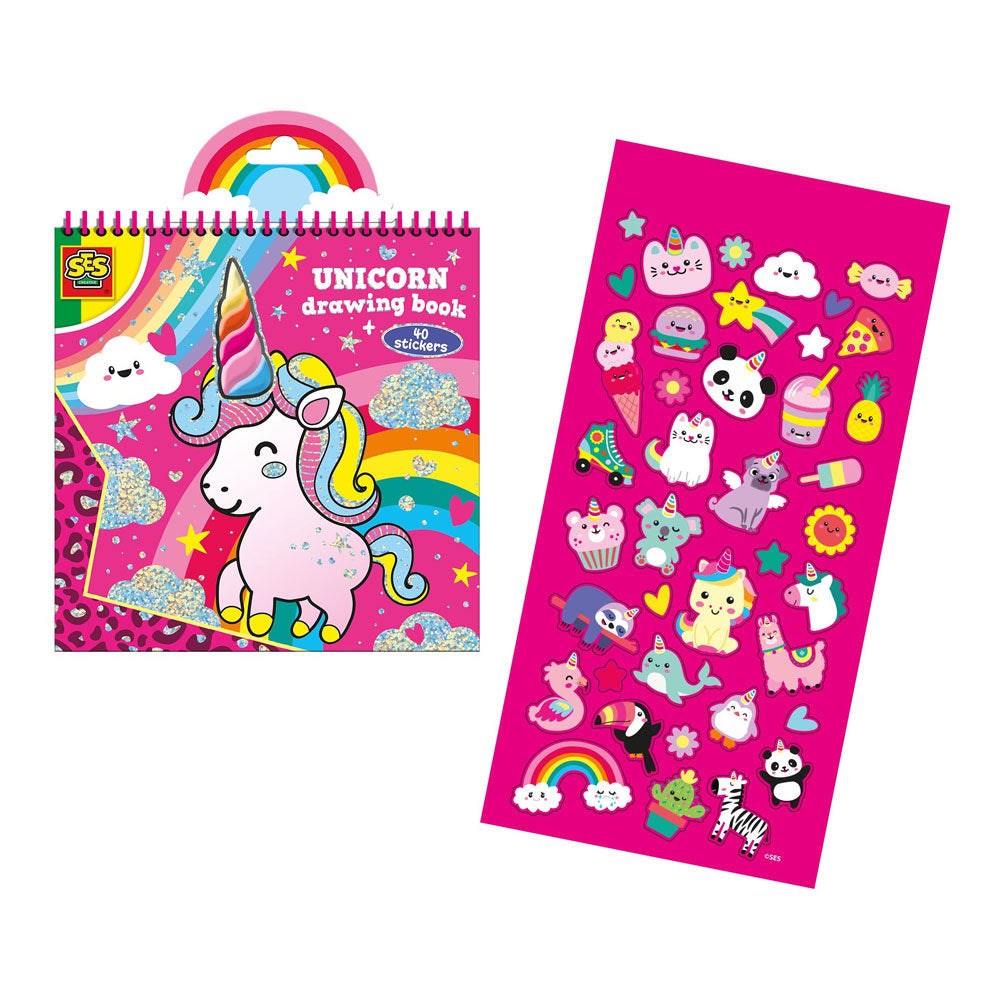SES Creative Unicorn Colouring Book