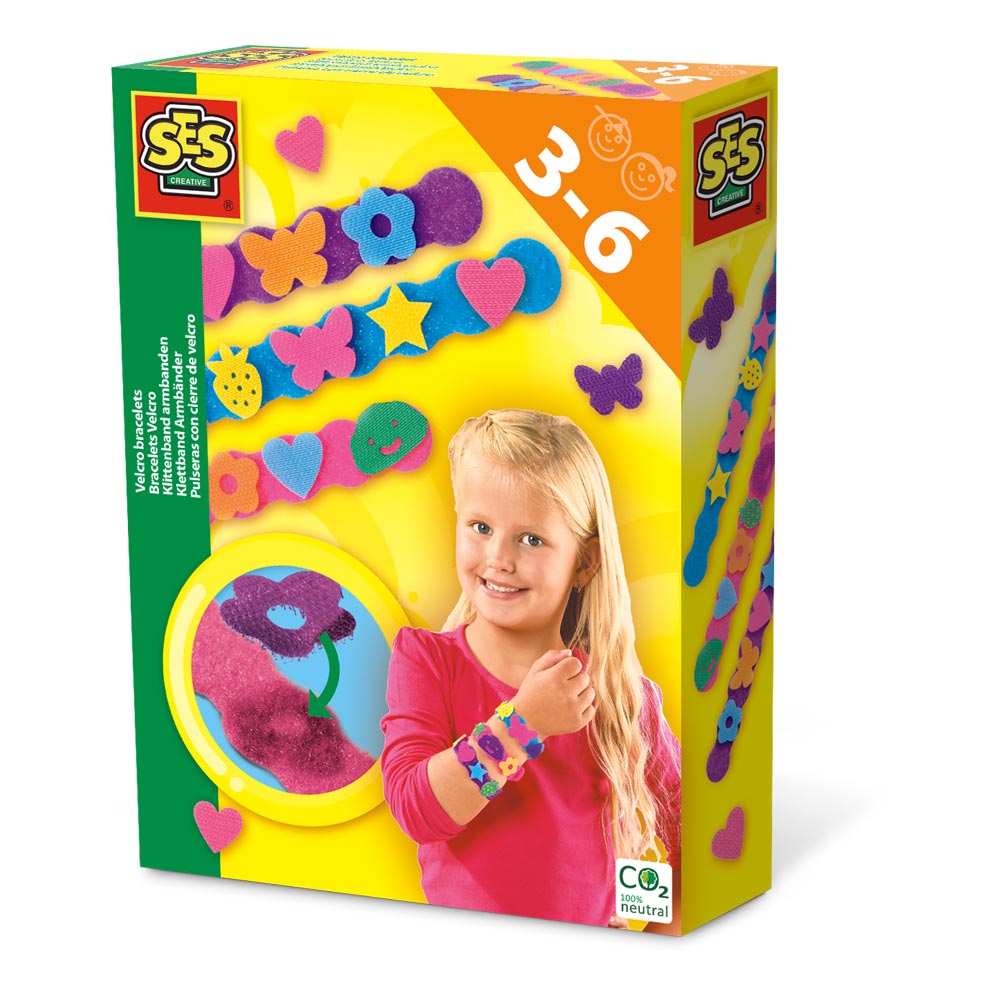 SES Creative Velcro Bracelets Set