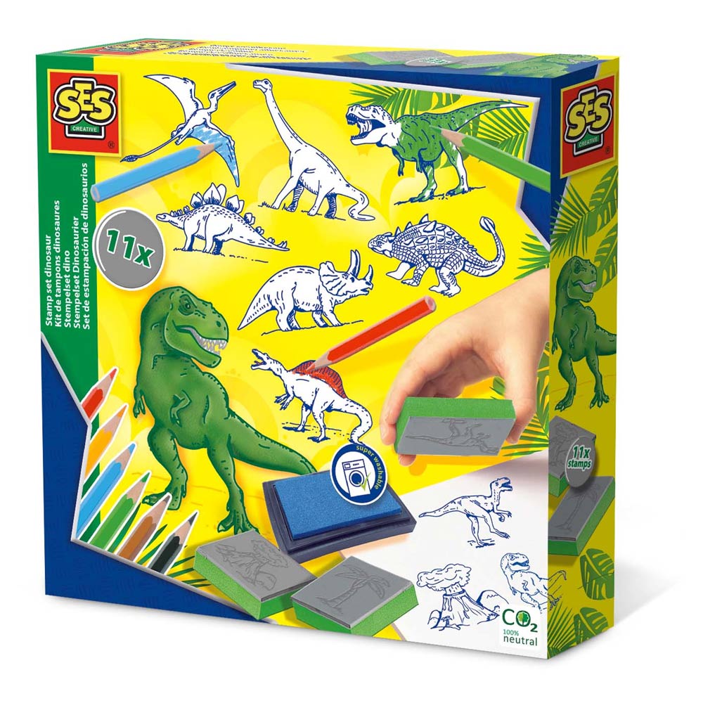 SES Creative Stamp Set Dinosaur Kid's Stamp Set