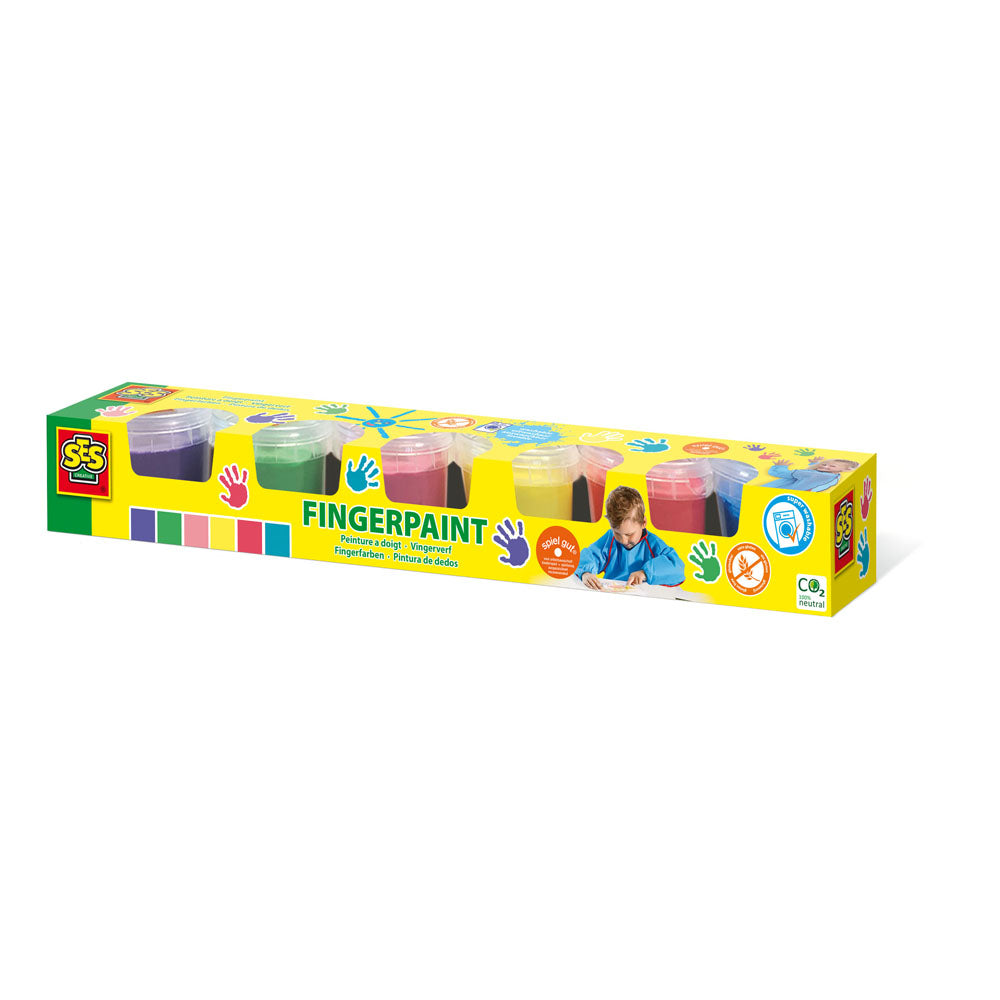 SES Creative Fingerpaint Set, 6 Colours