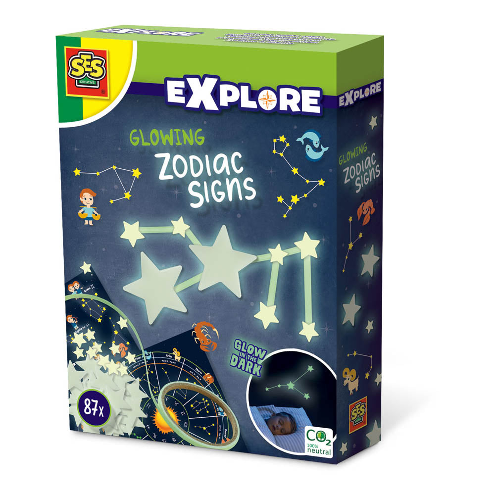 SES Creative Explore Glowing Zodiac Signs