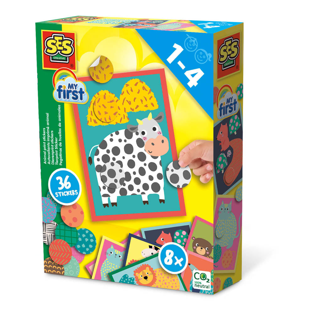 SES Creative My First Animal Print Stickers