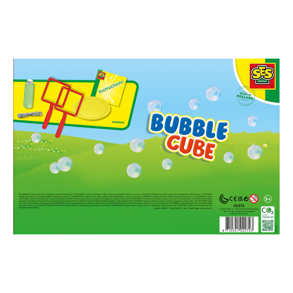 SES Creative Bubble Cube Set with Bubble Solution