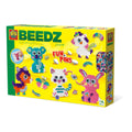 SES Creative Beedz Iron-On-Beads Funpins Glitter Animals Square Pegboard, 2100 Iron-On Beads