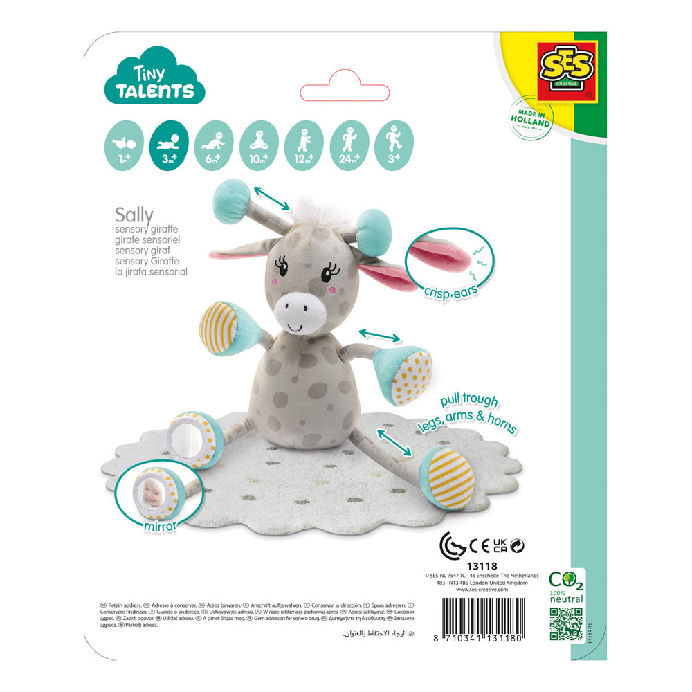 SES Creative Tiny Talents Sally Sensory Giraffe