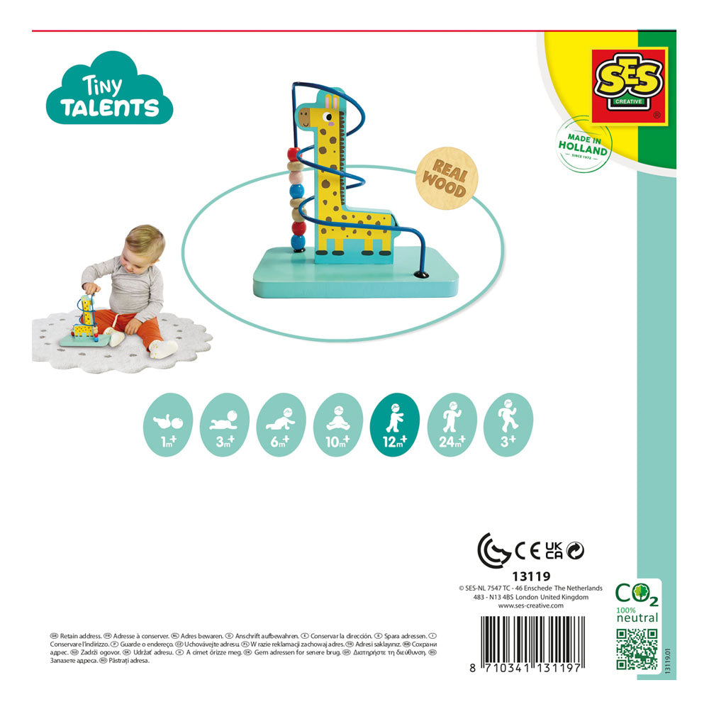 SES Creative Tiny Talents Bead Maze Giraffe