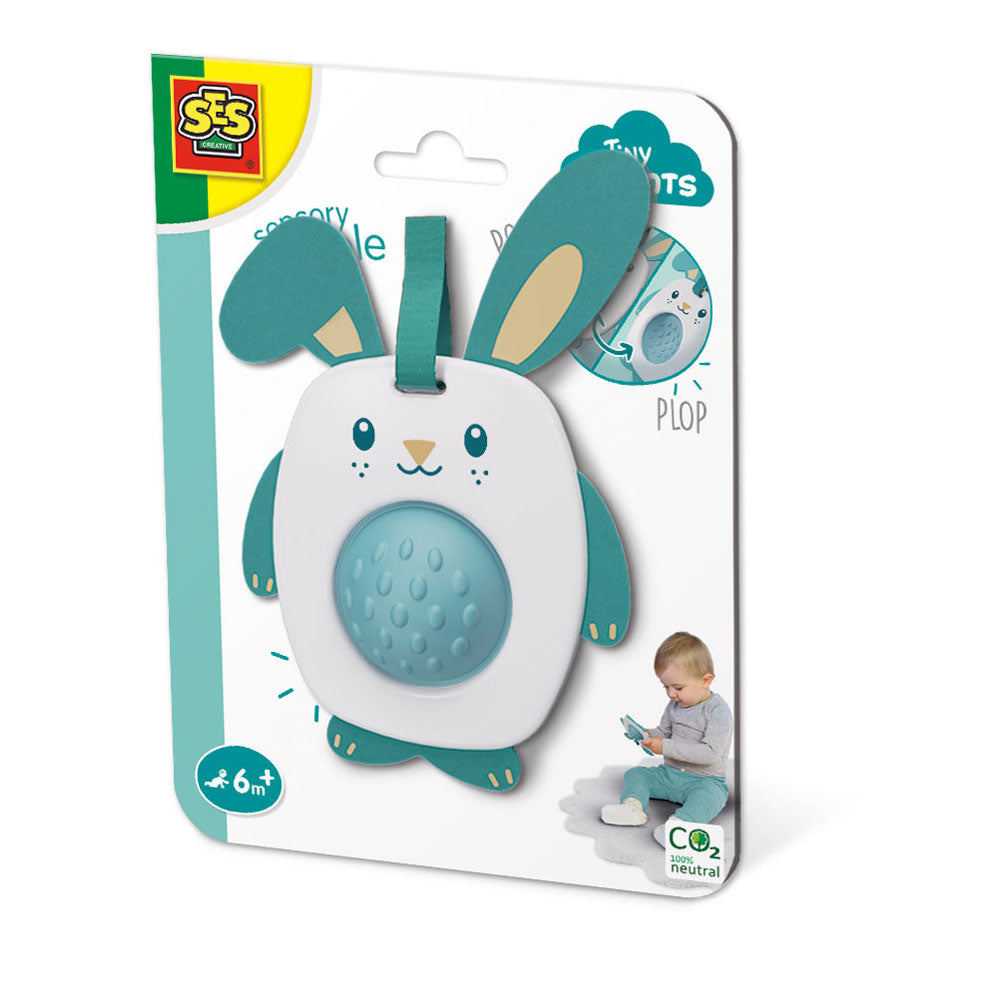 SES Creative Tiny Talents Bunny Clutching Sensory Dimple Toy
