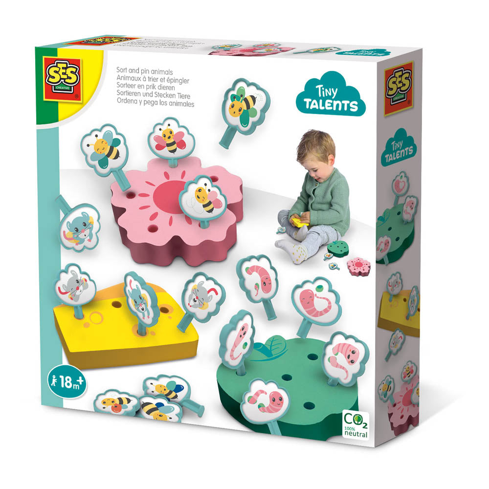 SES Creative Tiny Talents Sort and Pin Animals