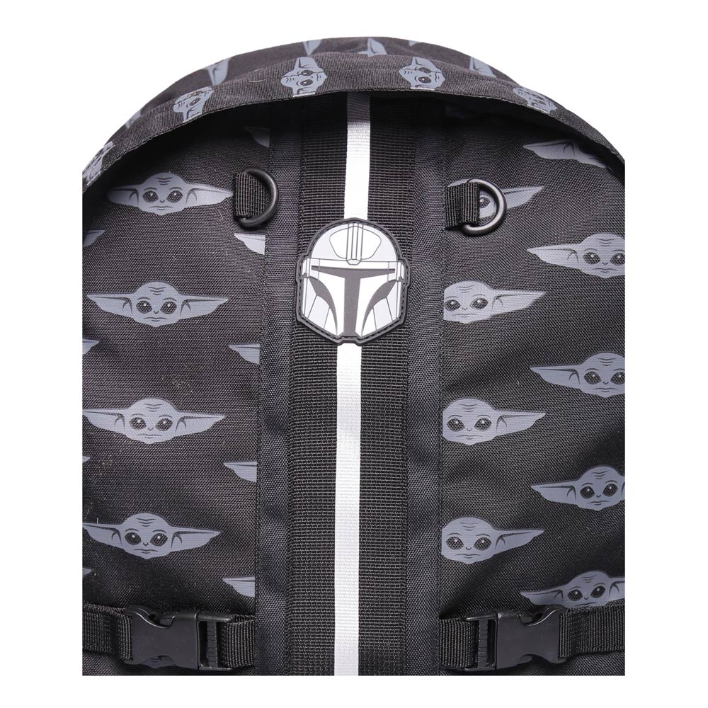 Star Wars The Mandalorian Helmet Logo with All-over Print Children's Backpack