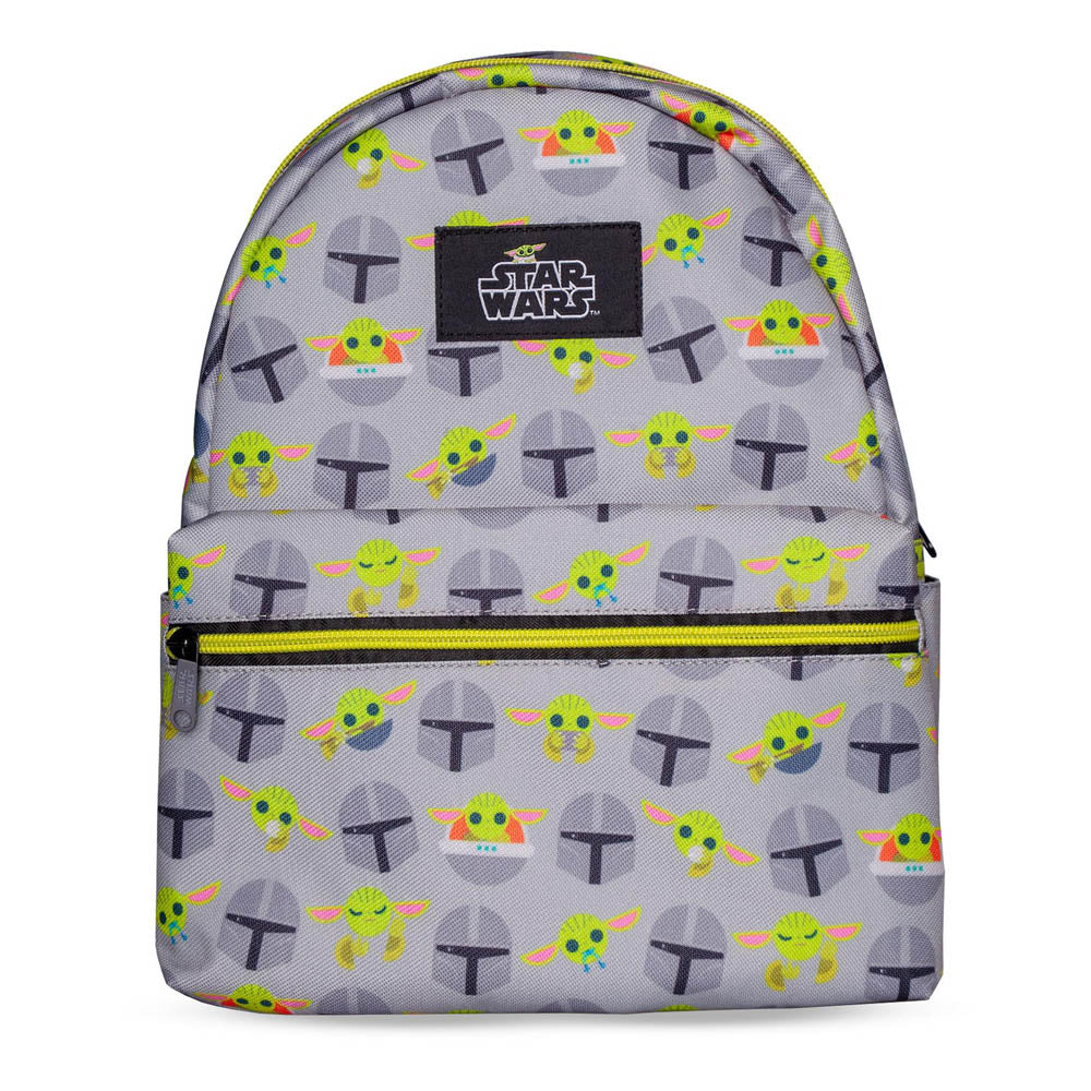 Star Wars The Mandalorian The Child Grogu and Din Djarin All-over Print Children's Mini Backpack