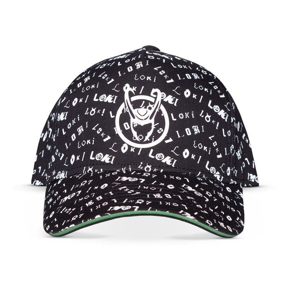 Marvel Comics Loki Logo All-over Print Adjustable Cap