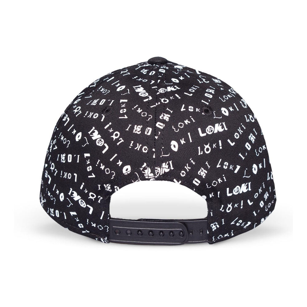 Marvel Comics Loki Logo All-over Print Adjustable Cap