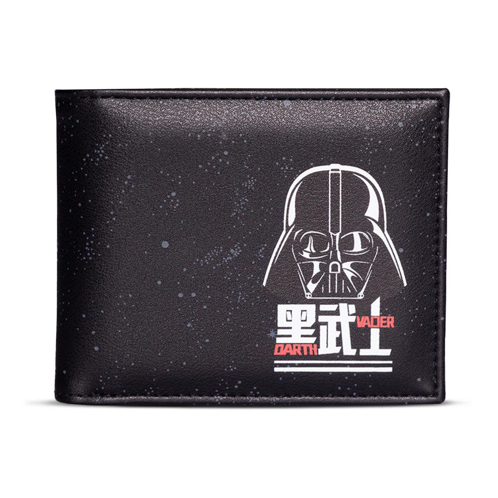 Star Wars Darth Vadar with All-over Galaxy Print Bi-fold Wallet