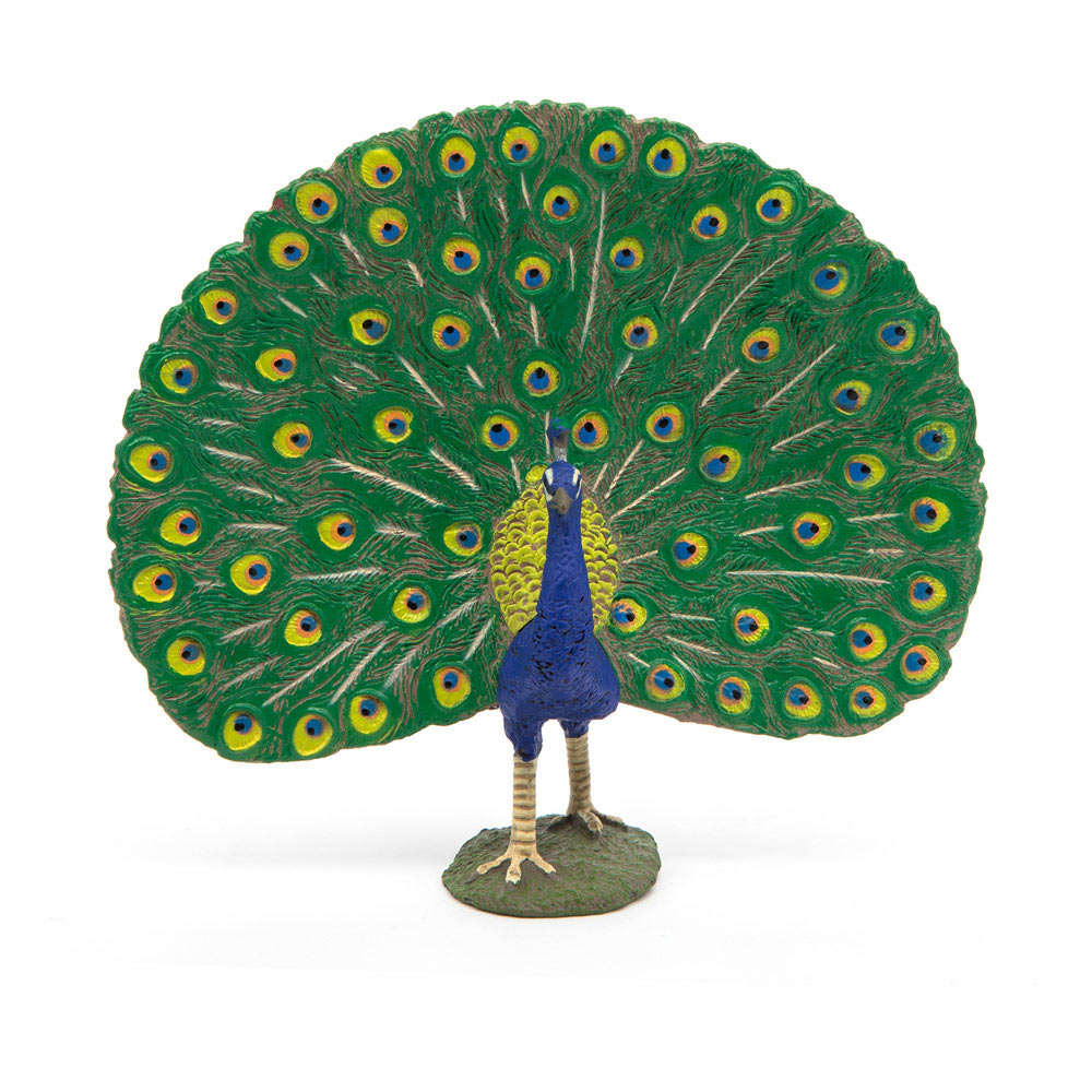 Papo Farmyard Friends Peacock Toy Figure