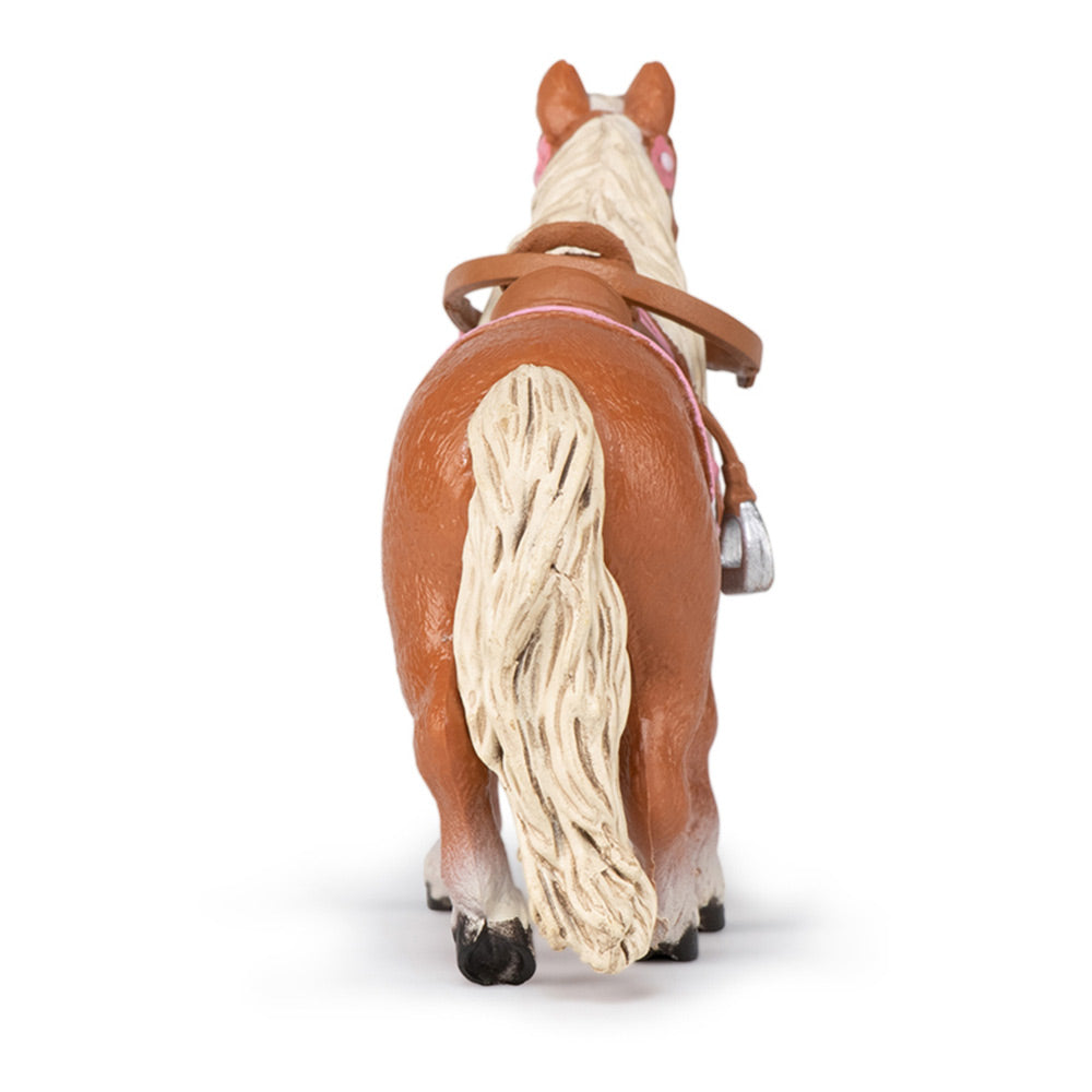 Papo Horses and Ponies Shetland Pony with Saddle Toy Figure