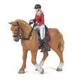 Papo Horses and Ponies Walking Horse and Horsewoman Toy Figure