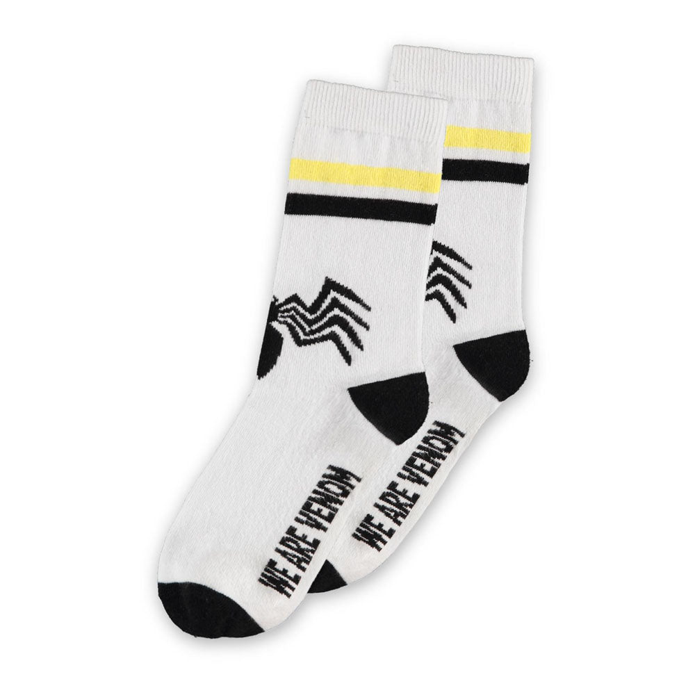 Marvel Comics Venom Logo All-over Print Children's Crew Socks - 3-Pack, 35/38