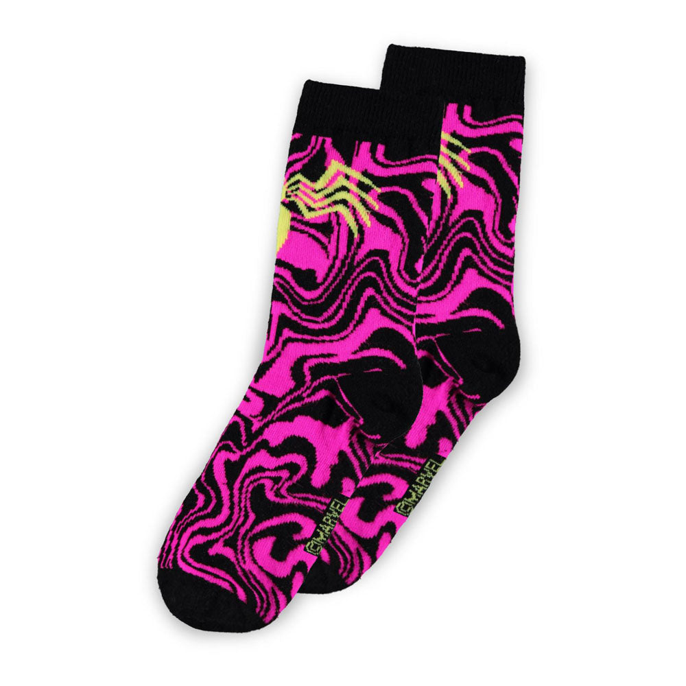 Marvel Comics Venom Logo All-over Print Children's Crew Socks - 3-Pack, 35/38