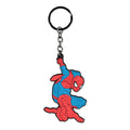 Marvel Comics Spider-Man Action Superhero Pose Rubber Keychain