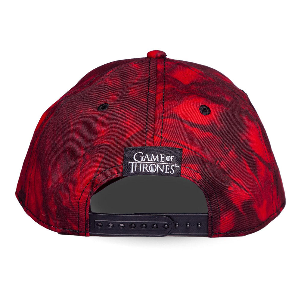 Games of Thrones House of Dragons House Targaryen Symbol Patch Adjustable Cap
