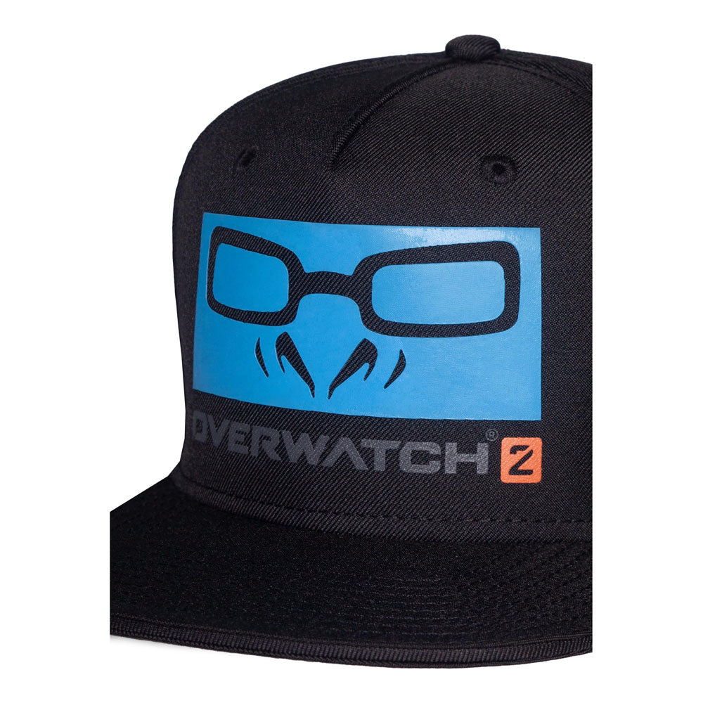 Overwatch 2 Winston Graphic Print & Logo Snapback Baseball Cap
