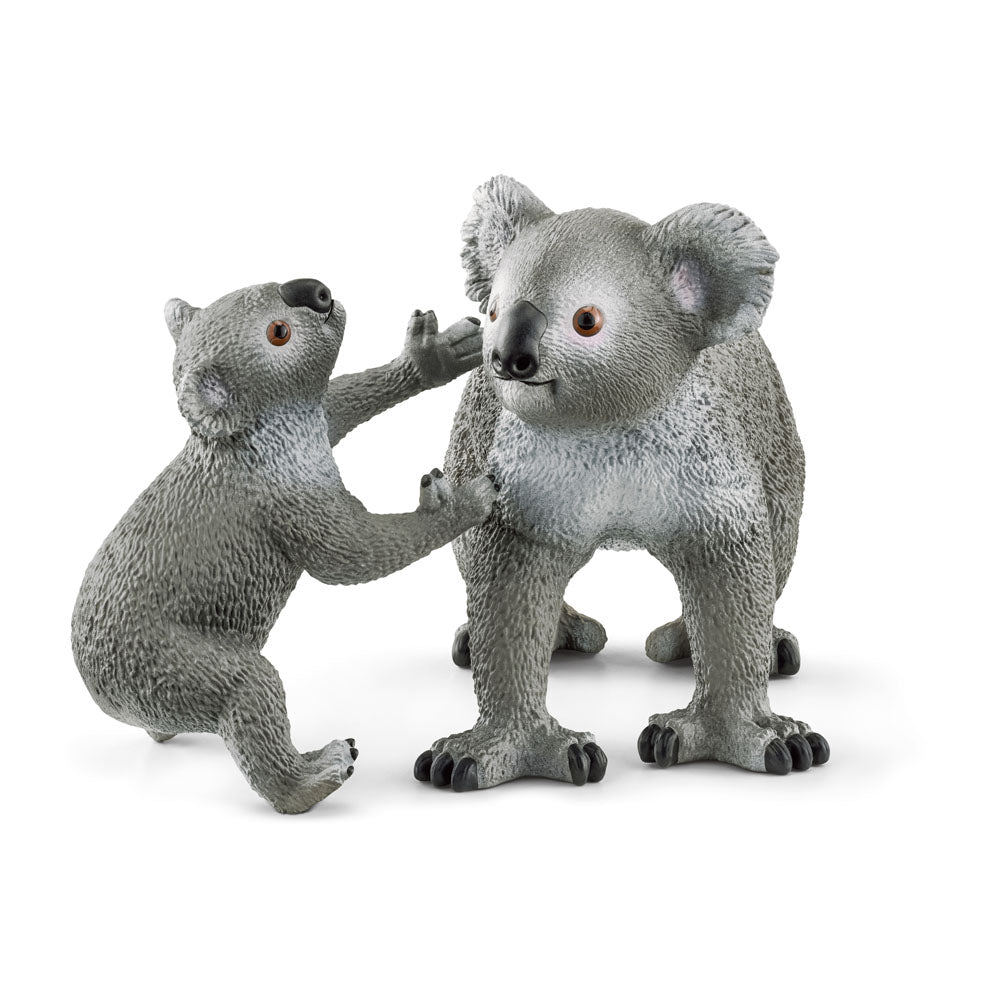 Schleich Wild Life Koala Mother and Baby Toy Figure Set
