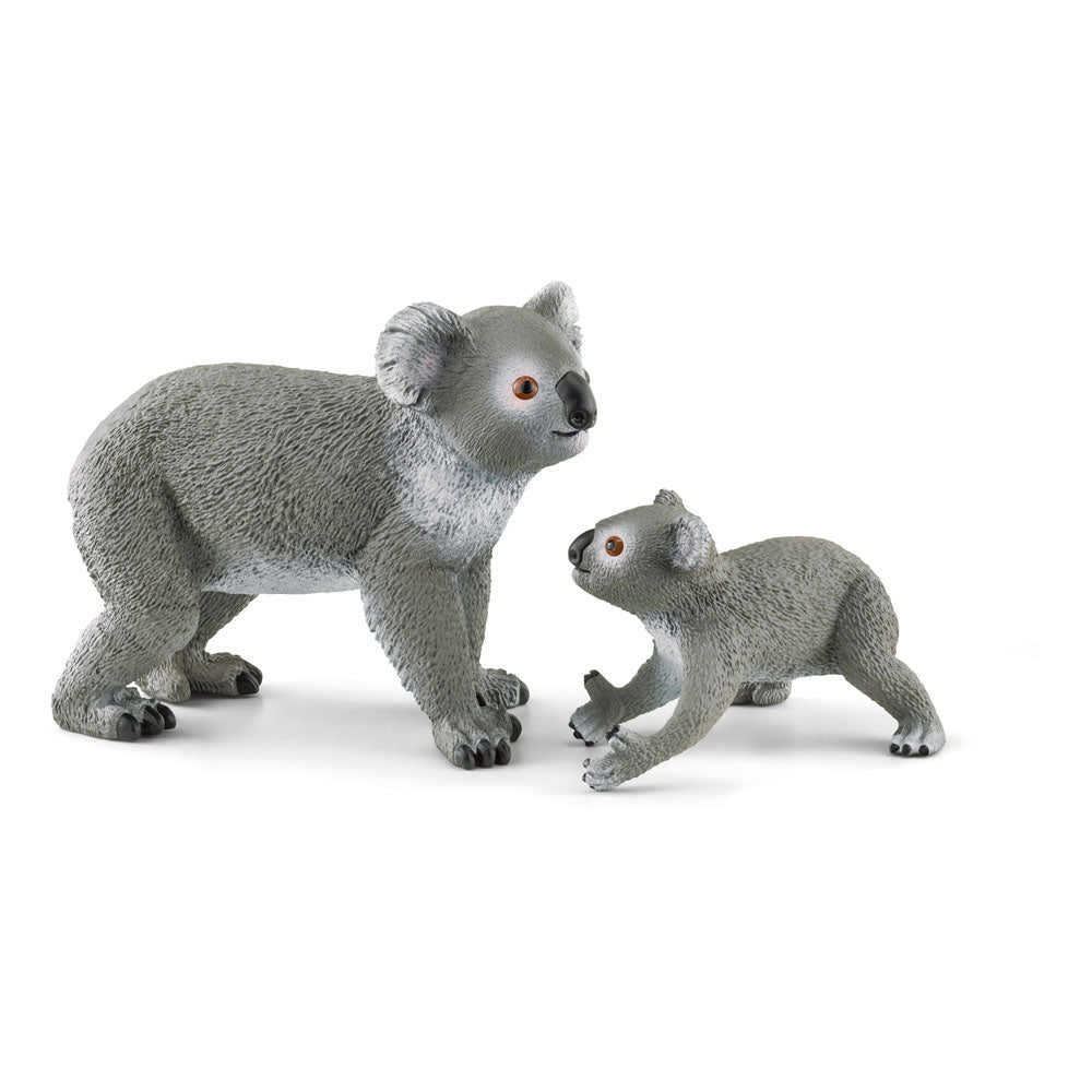 Schleich Wild Life Koala Mother and Baby Toy Figure Set