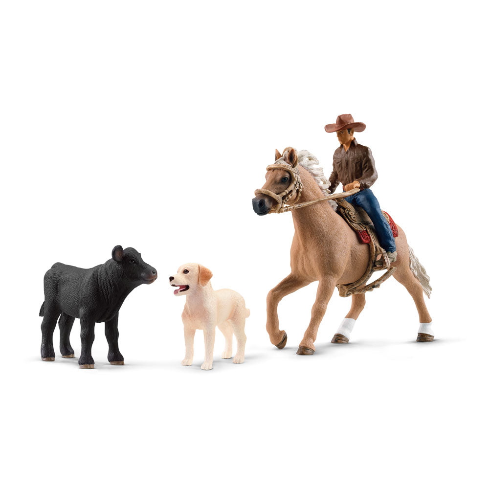 Schleich Farm World Western Riding Adventures Toy Figure Set