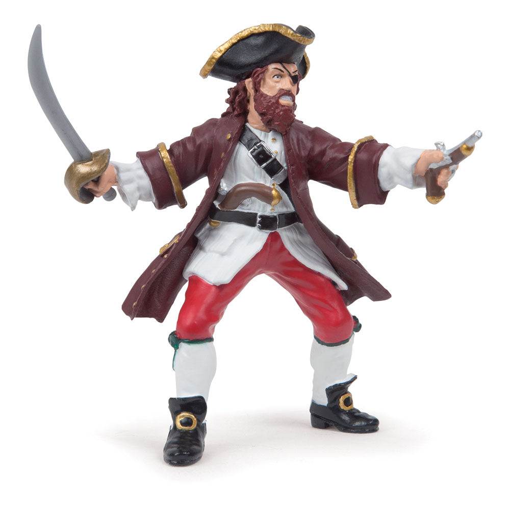 Papo Pirates and Corsairs Red Barbarossa Toy Figure
