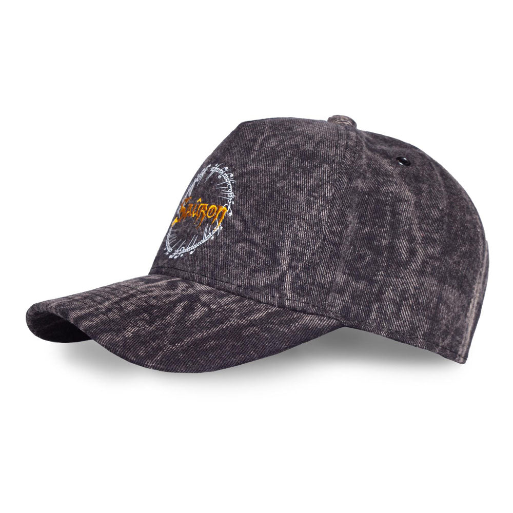 Lord of the Rings Sauron Logo Acid Wash Adjustable Cap